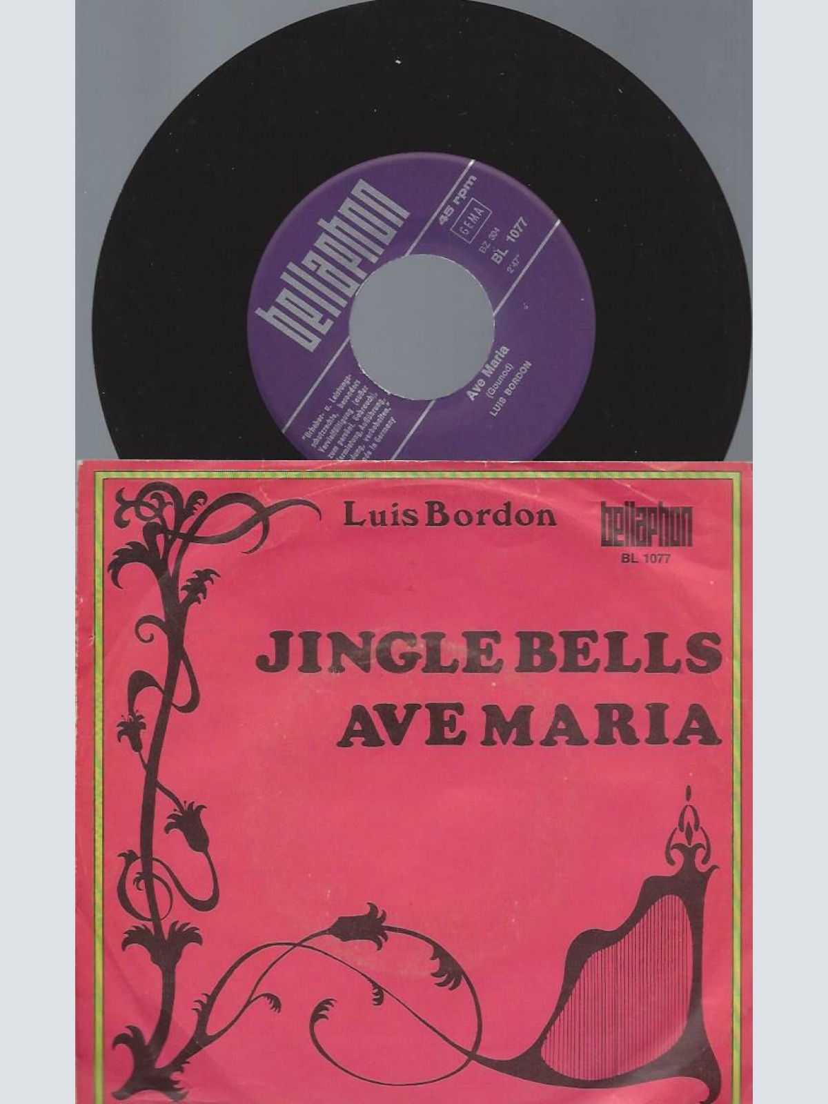 7" Luis Bordon --  Jingle Bells