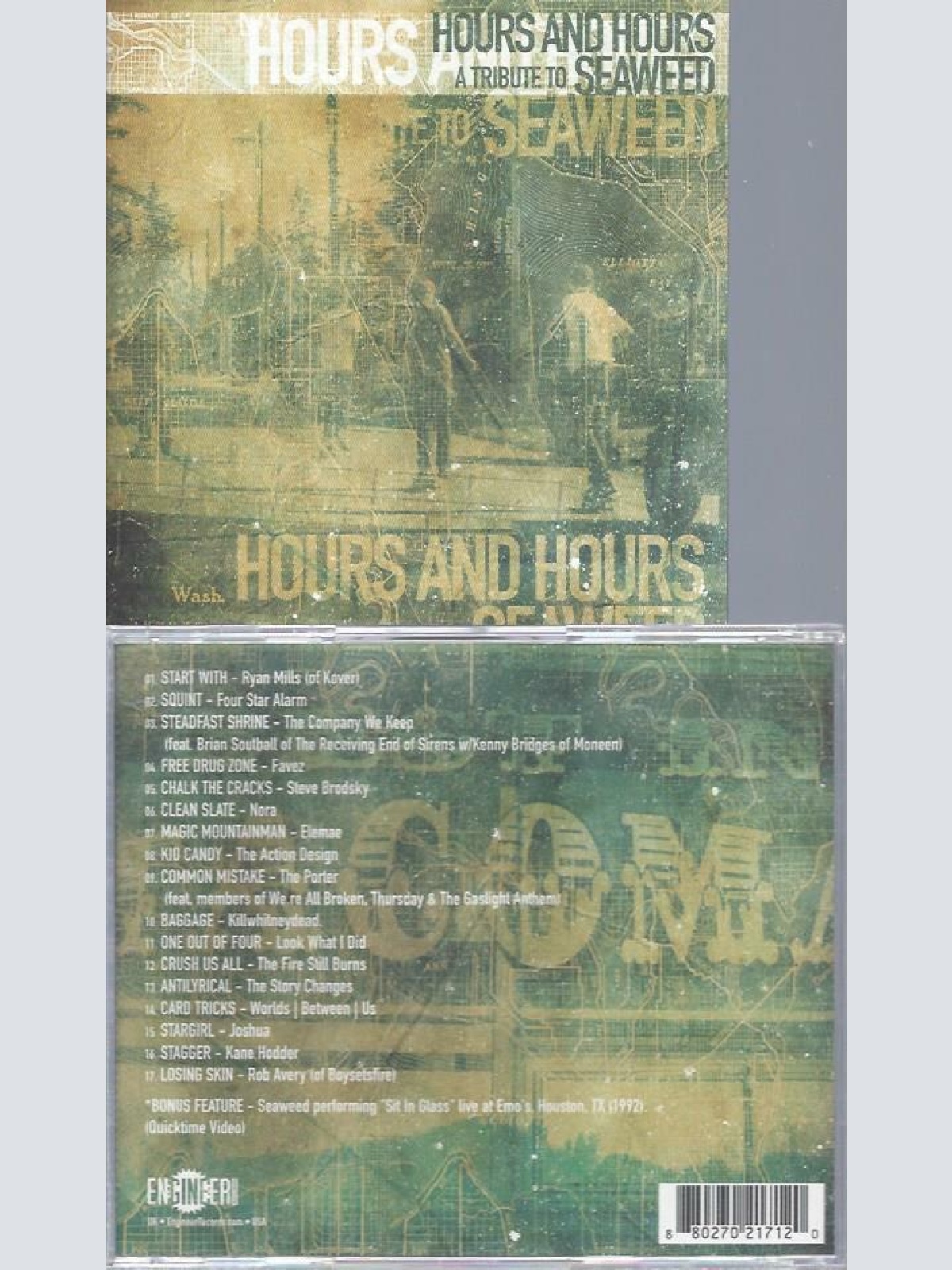 CD--HOURS AND HOURS  A TRIBUTE TO SEAWEED // USED