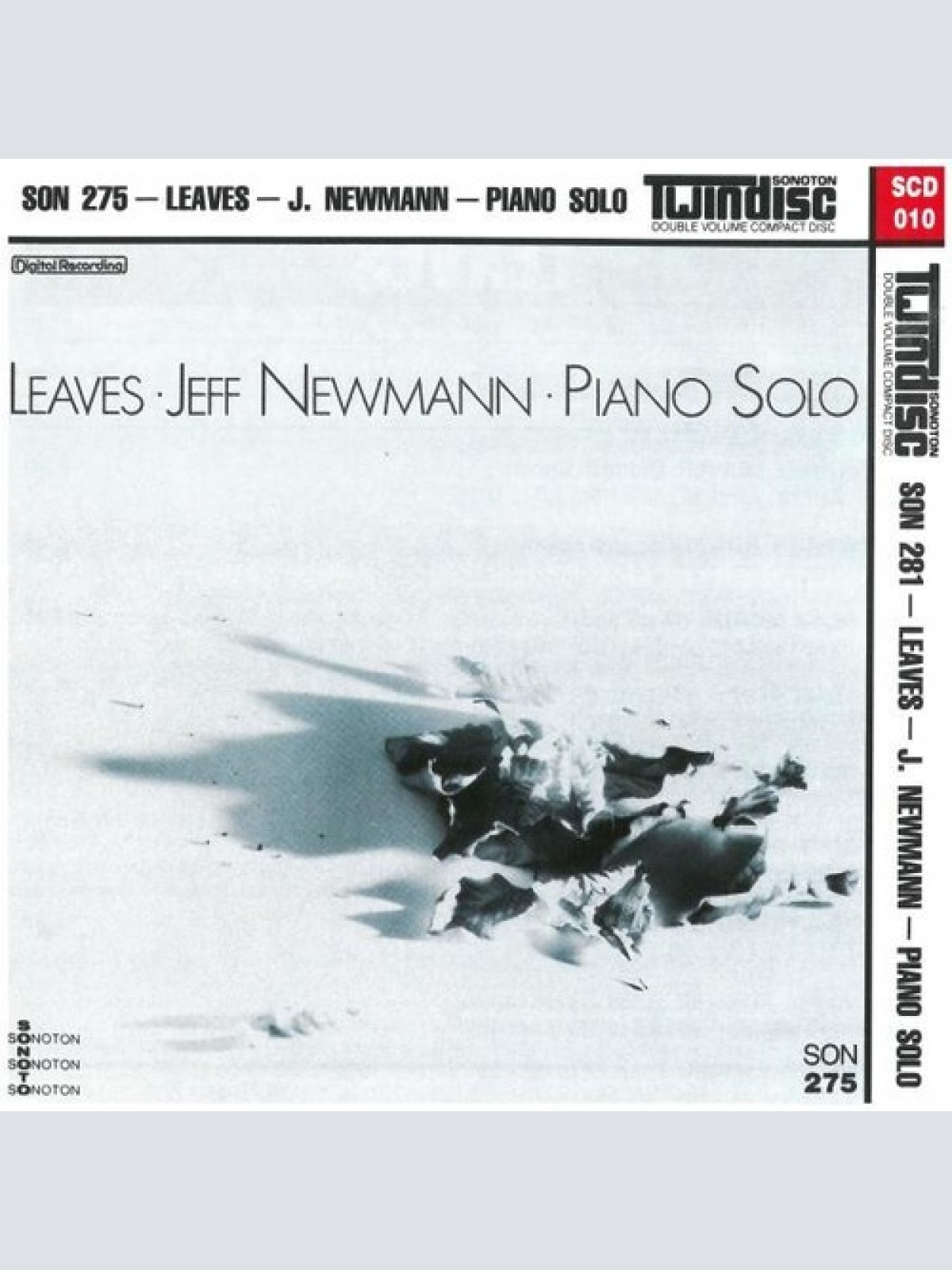 CD, Album Jeff Newmann - Leaves - Piano Solo