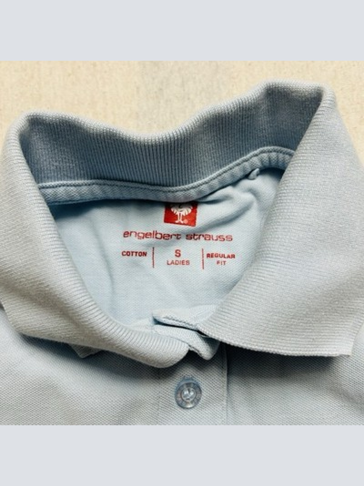 Engelbert Strauss Polo Shirt Regular Fit Blau Damen Größe S Maße siehe Fotos