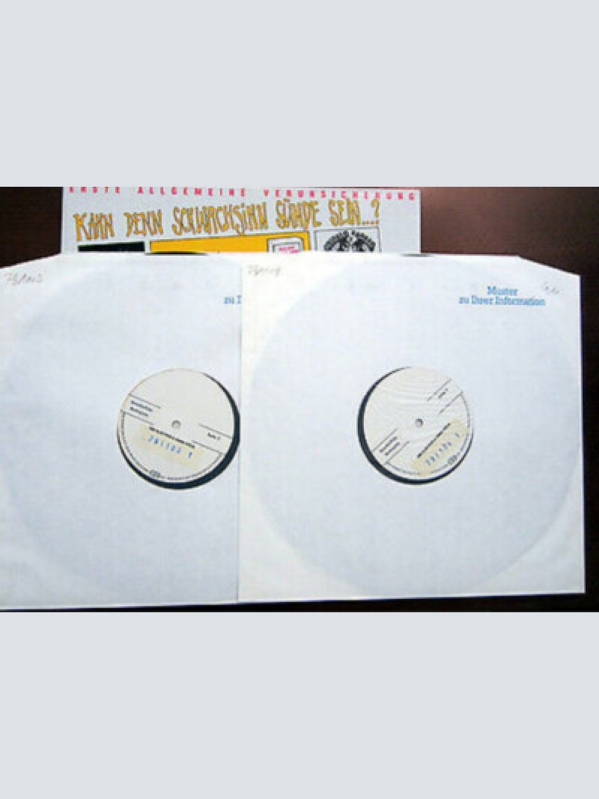 Erste Allgemeine Verunsicherung* - Kann Denn Schwachsinn Sünde Sein...? (2xLP...