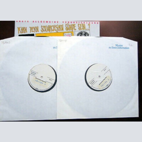 Erste Allgemeine Verunsicherung* - Kann Denn Schwachsinn Sünde Sein...? (2xLP...