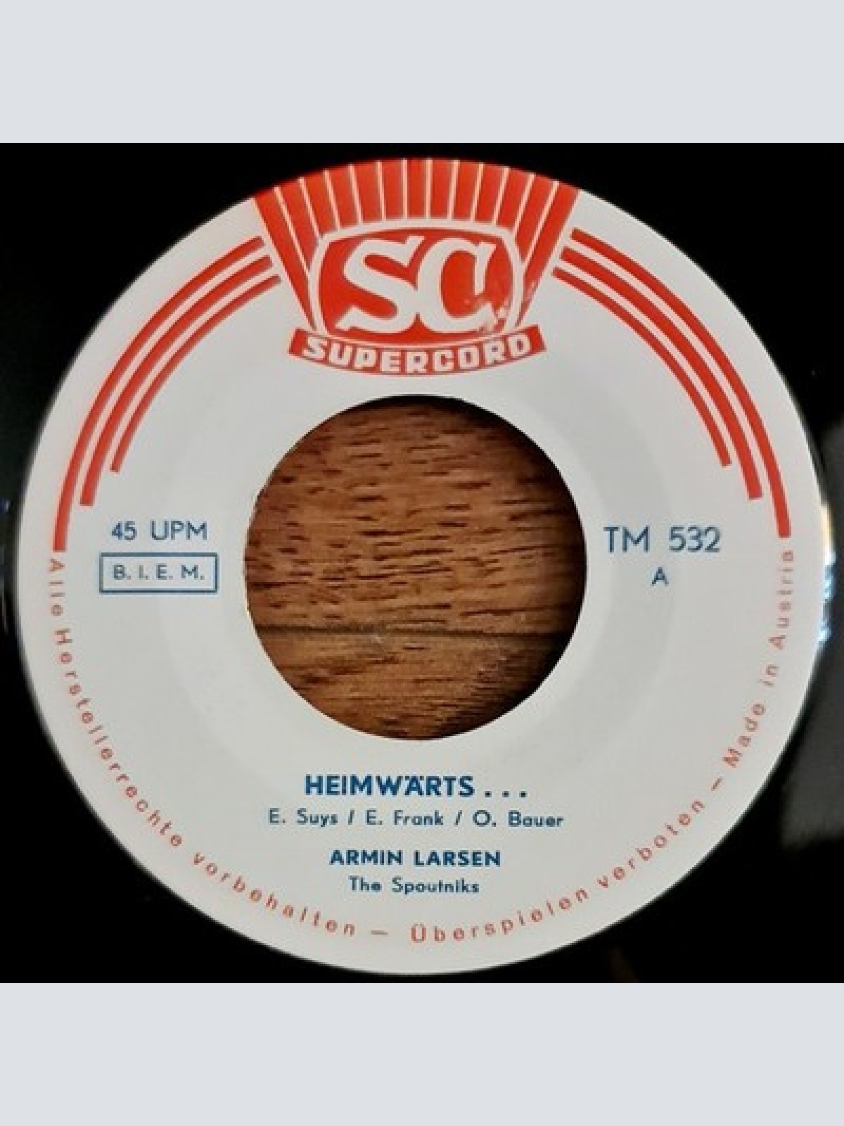 Armin Larsen, Die Sputniks - Heimwärts... / Wirst Du Mir Denn Auch Treu Sein ...