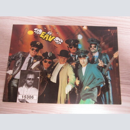 EAV  AUTOGRAMM- KARTE- -AUSTRIA -ORIG.AUTOGRAMM -ERSTE ALLGEMEINE VERUNSICHERUNG