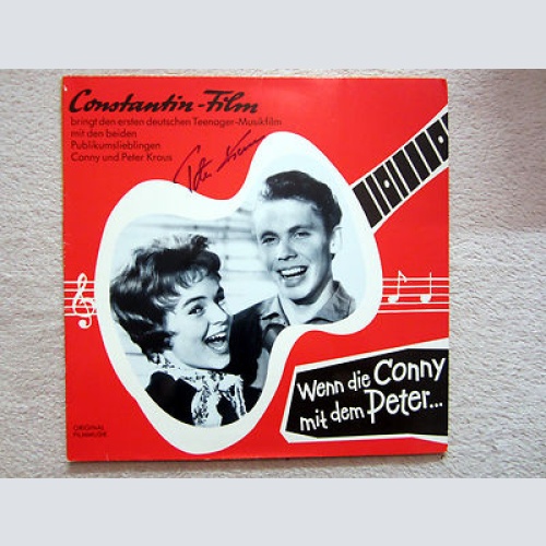 LP / Conny Froboess, Peter Kraus  / SONDERAUFLAGE / MIT AUTOGRAMM / AUSTRIA /