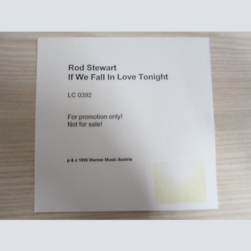 CD / Rod Stewart - If we Fall in love Tonight    / PROMO / MUSTER / RARITÄT