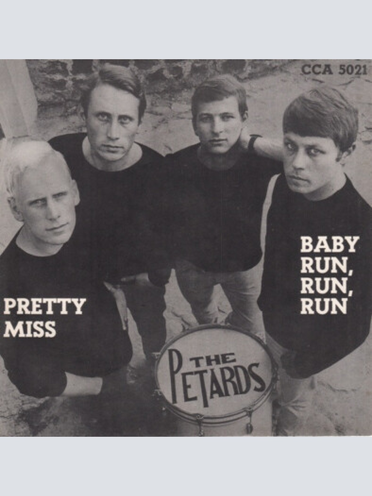 The Petards - Baby Run, Run, Run / Pretty Miss (7", Single, Bla)