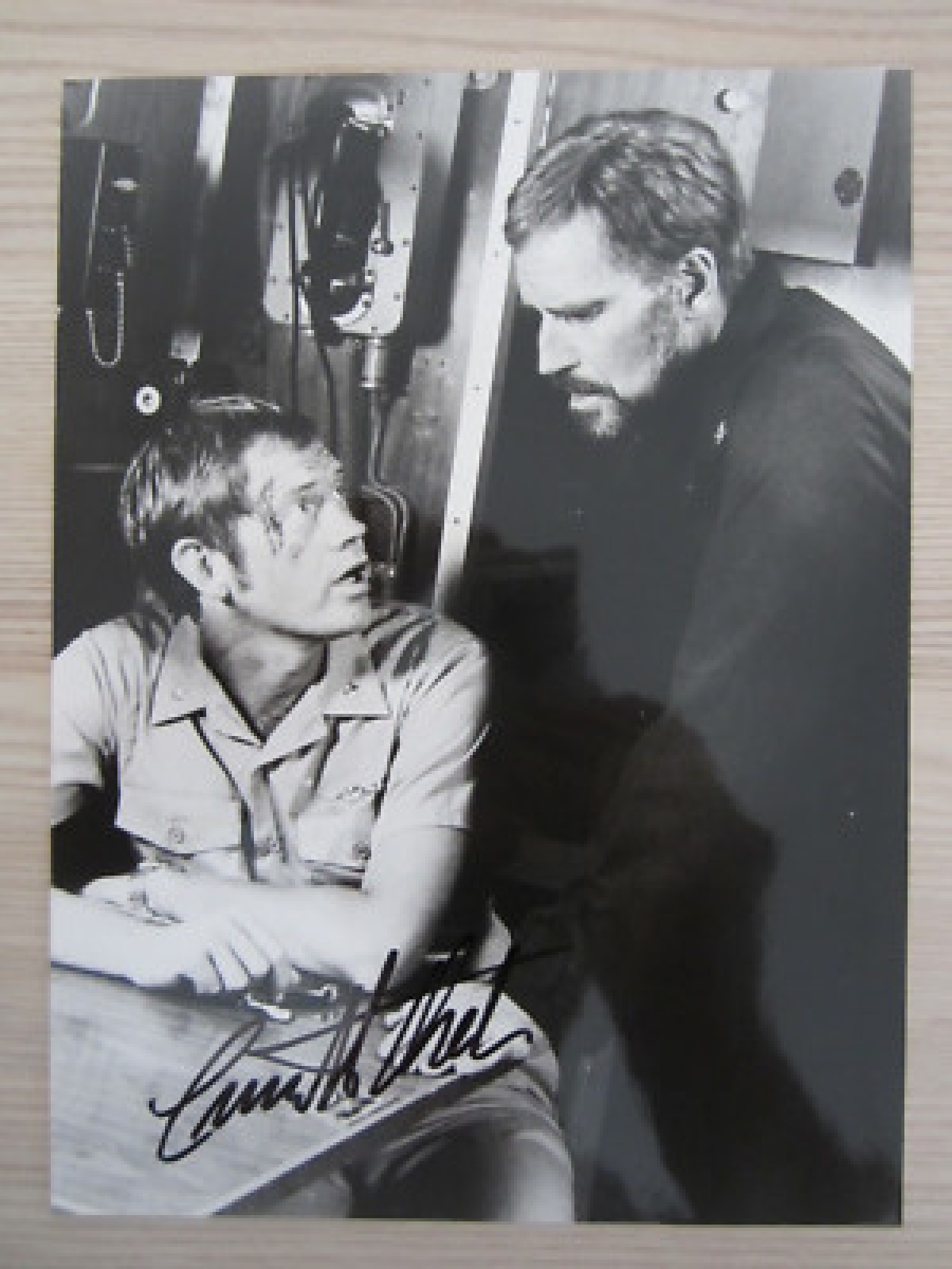 CHARLTON HESTON  - AUTOGRAMM- FOTO- ORIG. AUTOGRAMM-TOP RARITÄT /