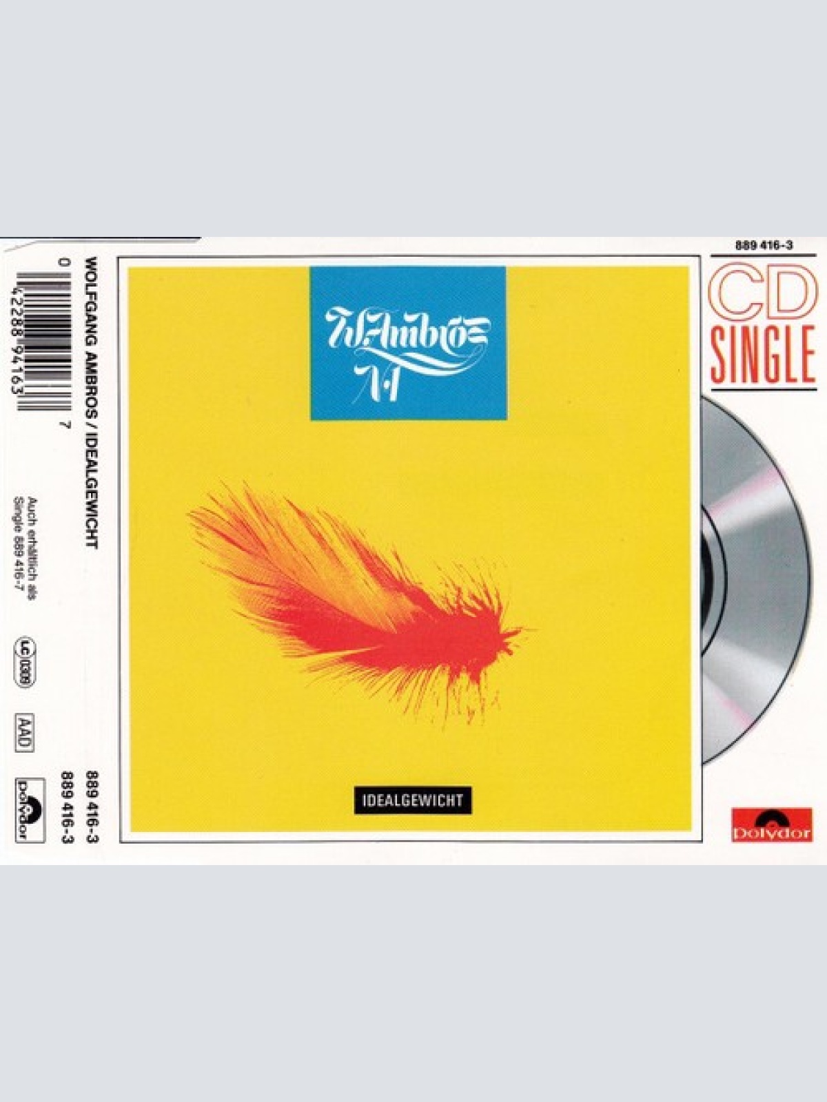 Wolfgang Ambros, Die No. 1 Vom Wienerwald - Idealgewicht (CD, Mini, Single)