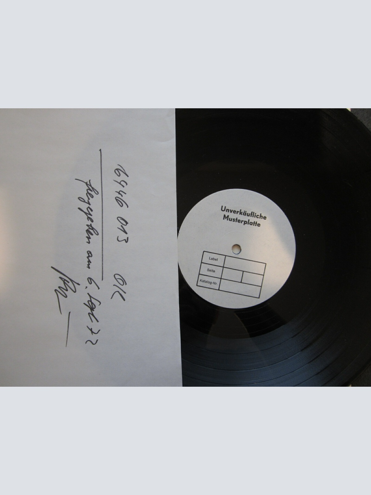 LP / The Hubbubs – Nachts In Chicago / MUSTERPRESSUNG /