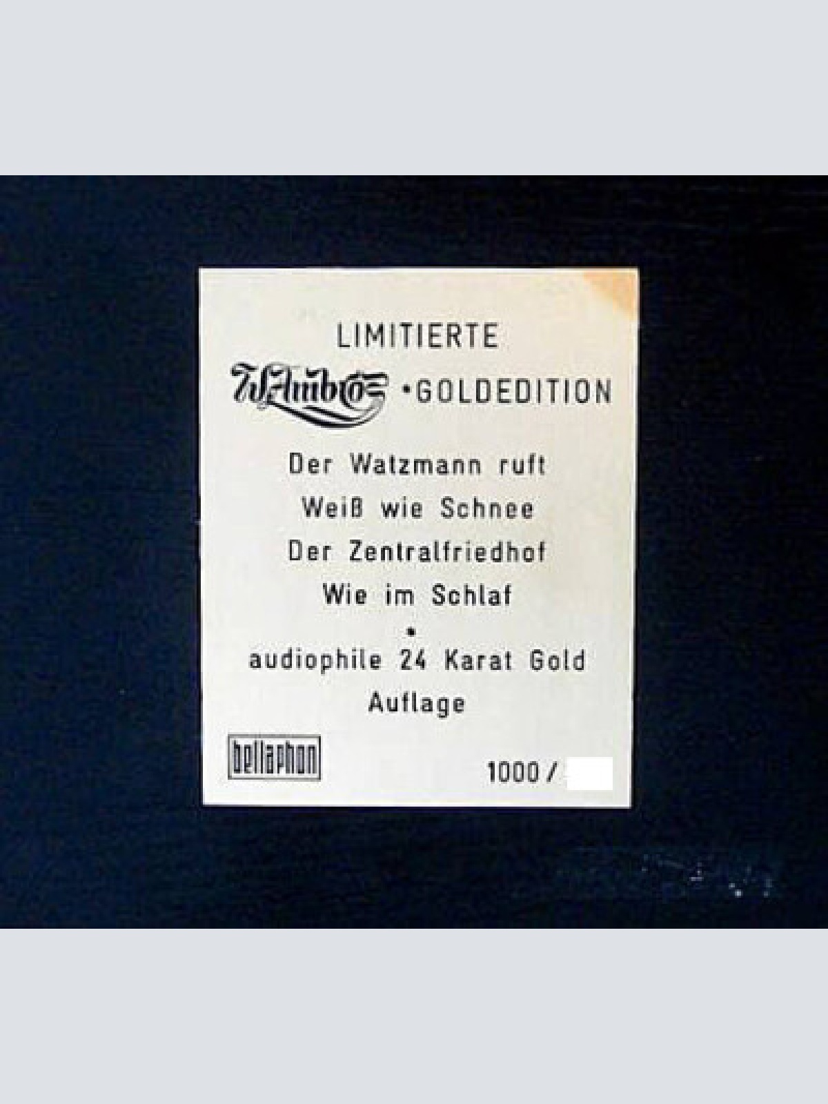 W. Ambros* - Limitierte Goldedition (Box, Comp, Ltd + 4xCD, Album, Ltd, Num)
