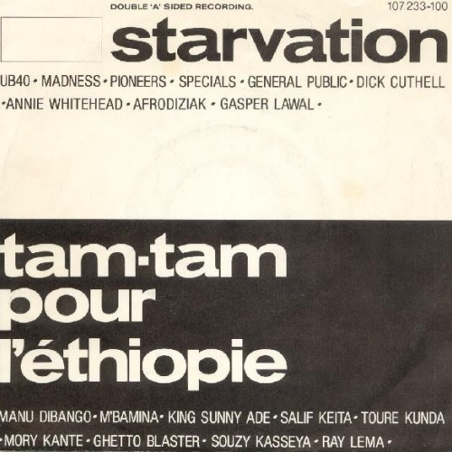 Starvation - Starvation / Tam Tam Pour L'Éthiopie (7", Single)