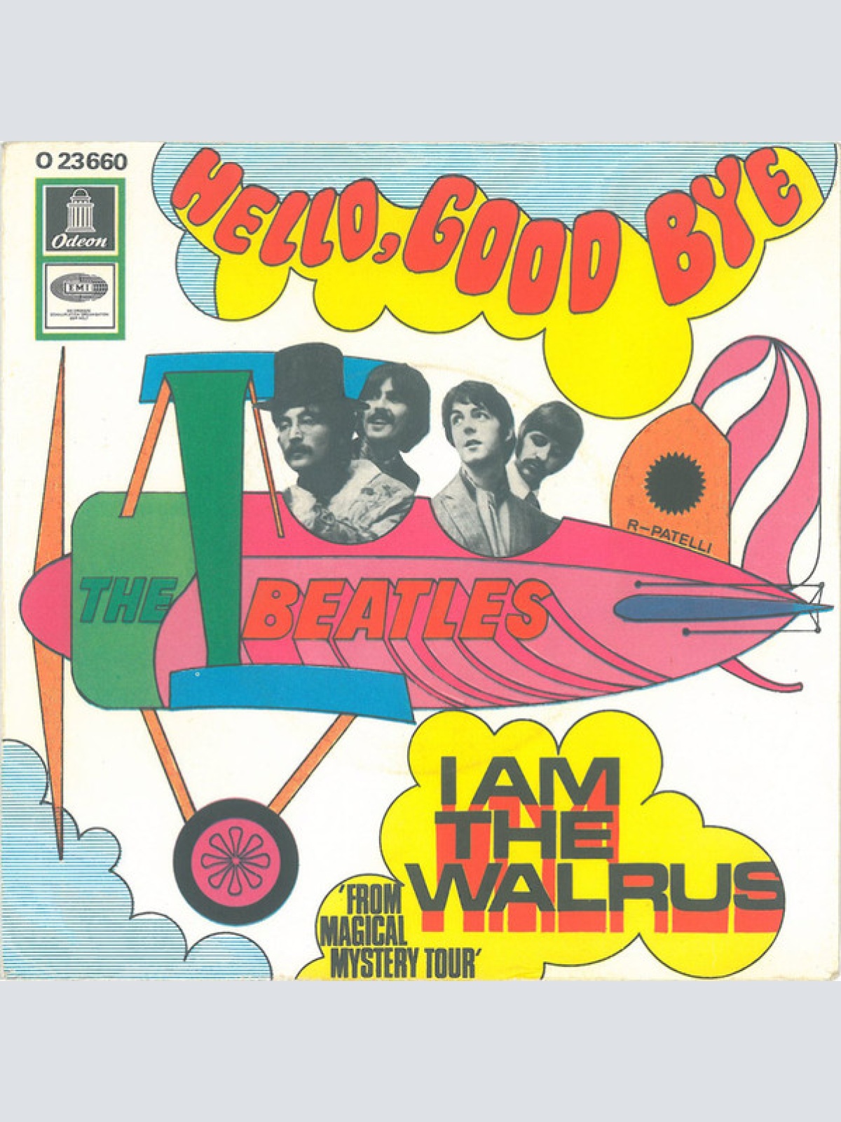 The Beatles - Hello, Goodbye / I Am The Walrus (7", Single, Mono, A1A)