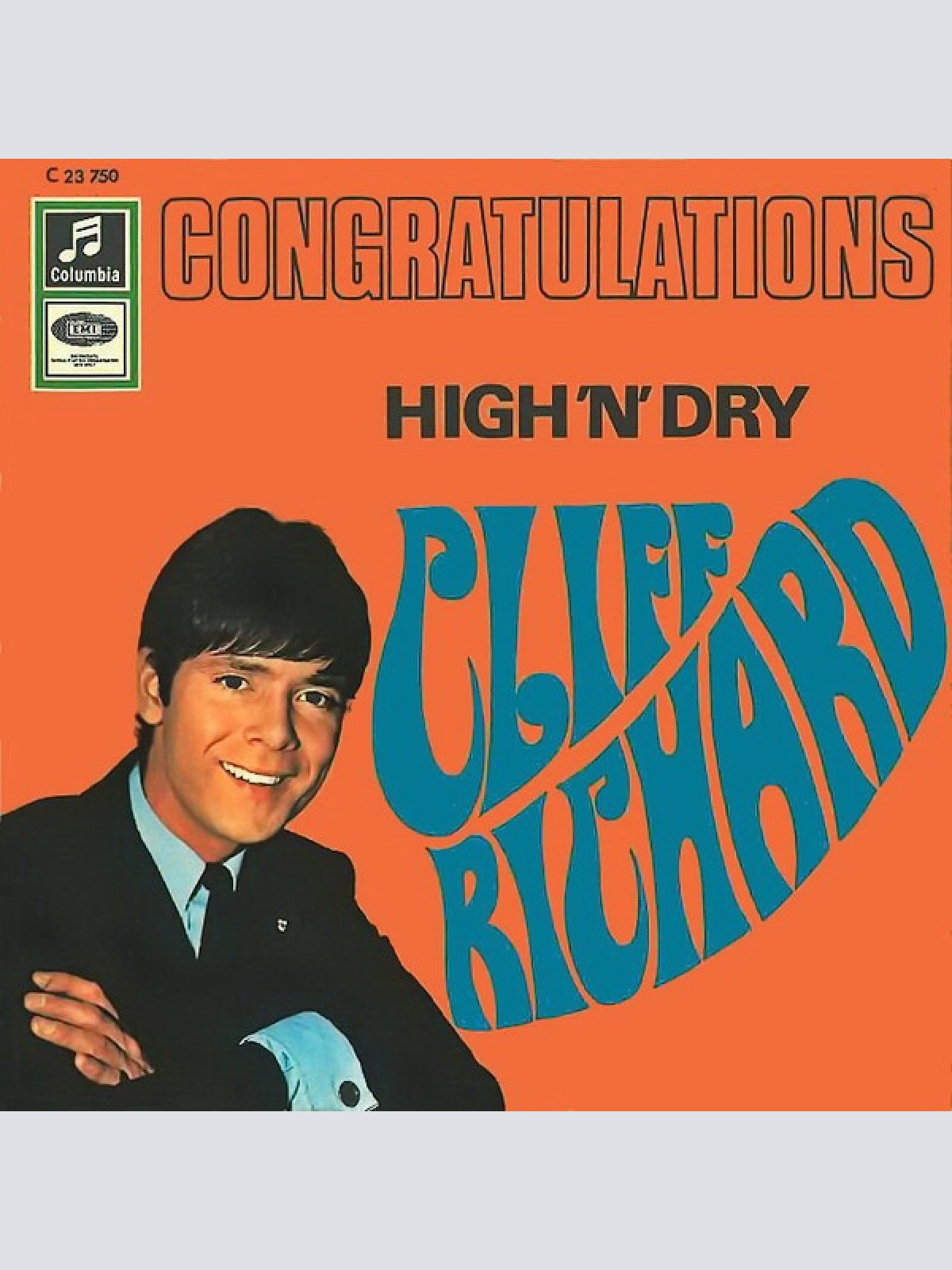 Cliff Richard - Congratulations (7", Single, Mono, Ad1)