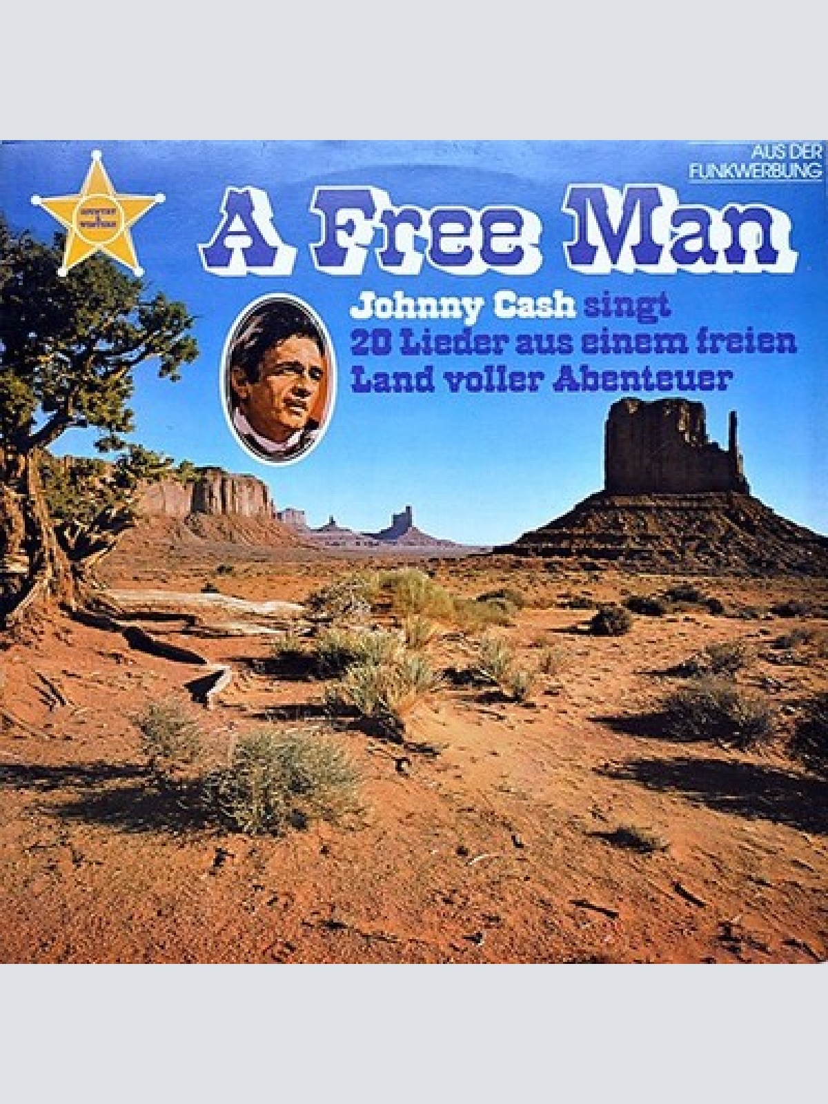 LP, Comp Johnny Cash - A Free Man (Johnny Cash Singt 20 Lieder Aus Einem Frei...