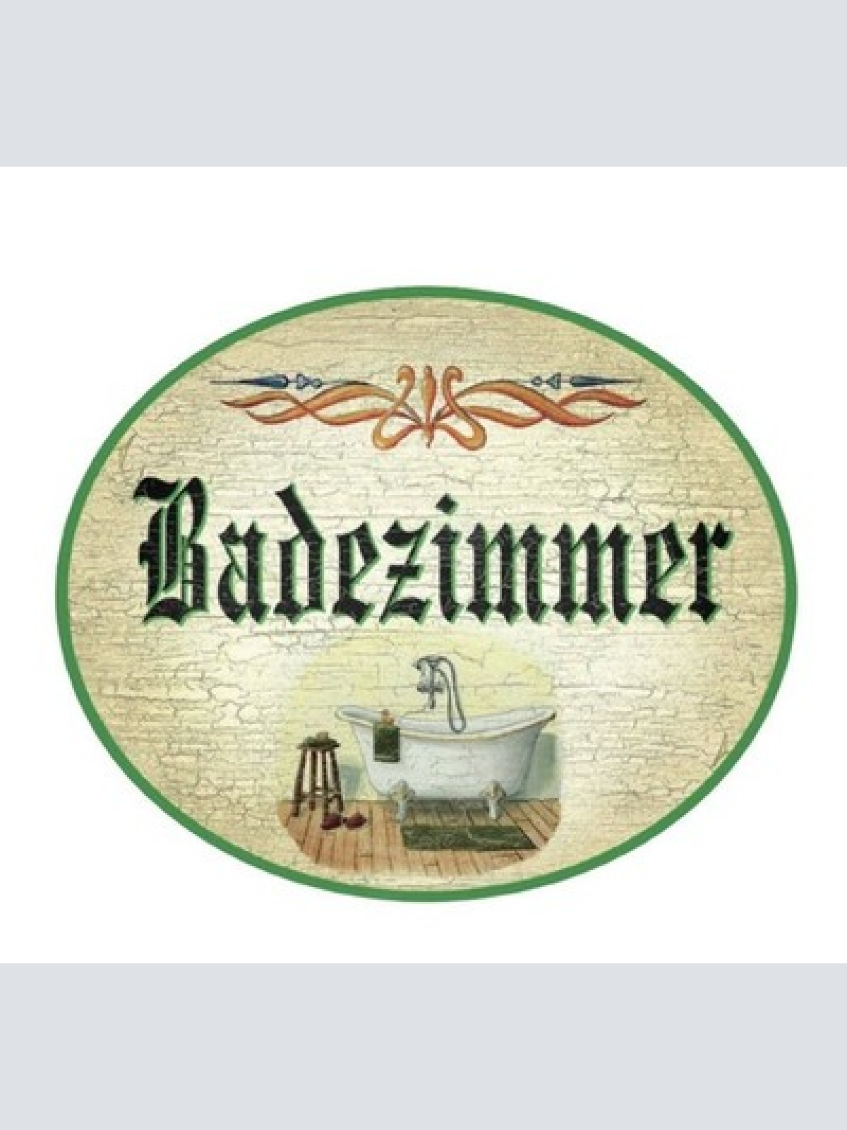 K&k nostalgie holzschild badezimmer