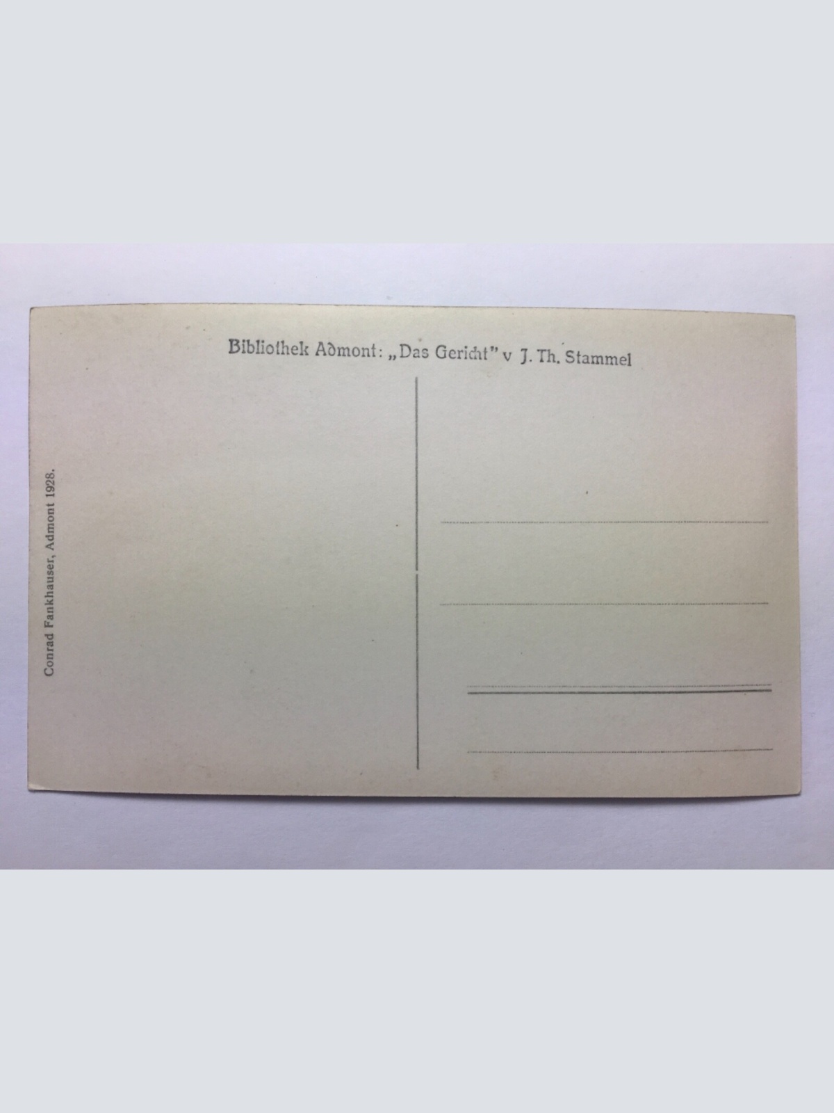 Stiftsbibliothek Admont „Das Gericht“ (J.Th.Stammel) 30126 TH ShSt
