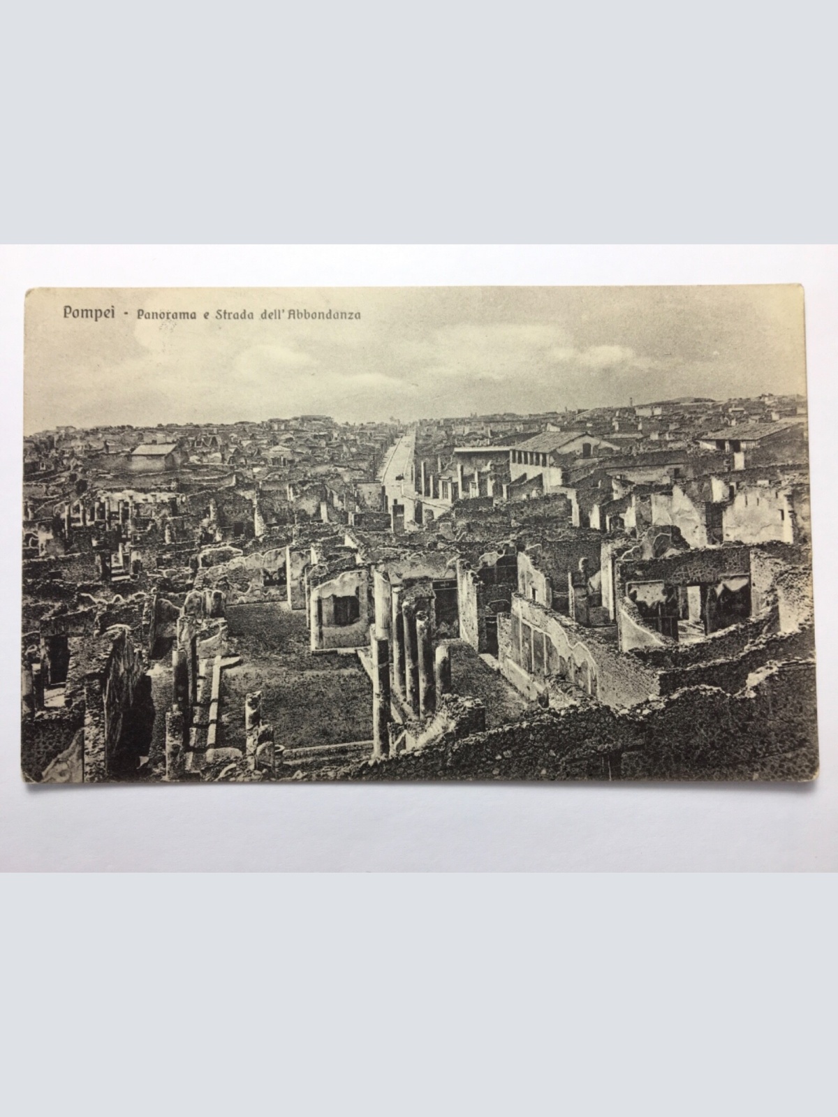 Pompei Pompeji - Panorama e Strada dell Abbondanza 30148 TH Shit