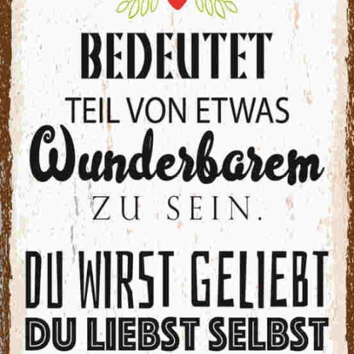 Schild Familie Bedeutet Teil Von Etwas Wunderbaren Zu Sein Wirst Geliebt Liebst