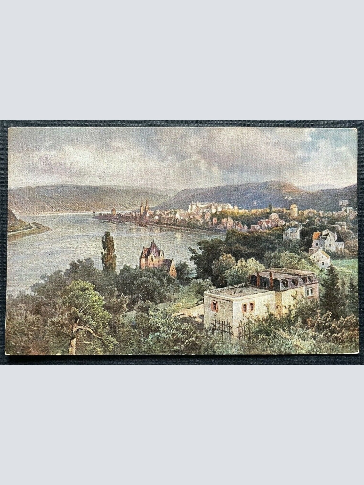 Boppard Stadt Rhein Fluss Kirche Gebäude Rheinland-Pfalz Deutschland 410132 TH C