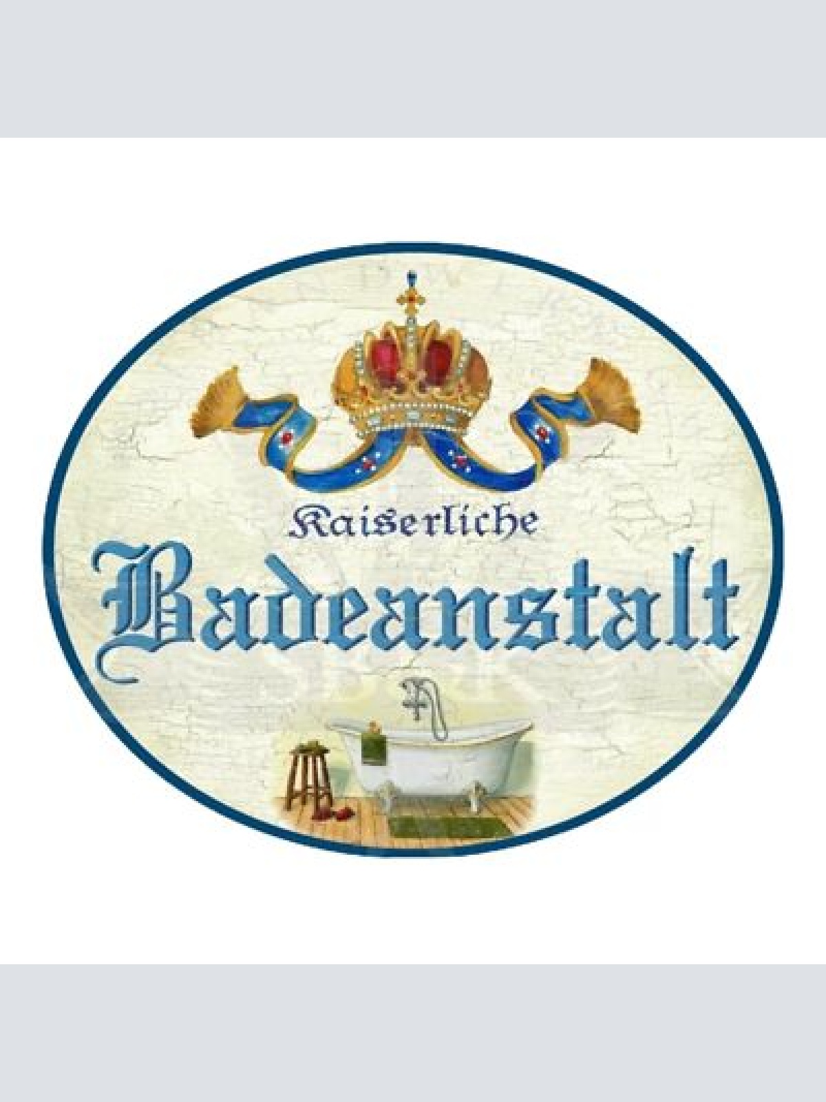 Nostalgie Holzschild kaiserliche  Badeanstalt Bad Badezimmer