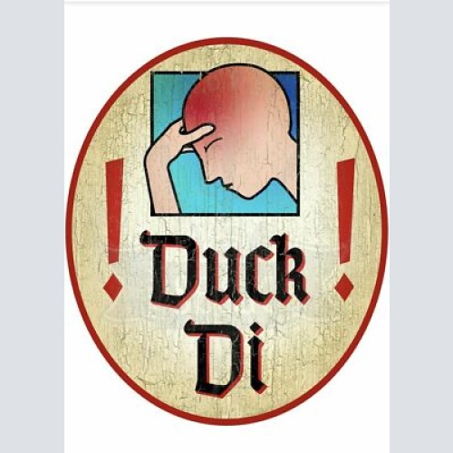 Nostalgie Holzschild Schild  Duck Di