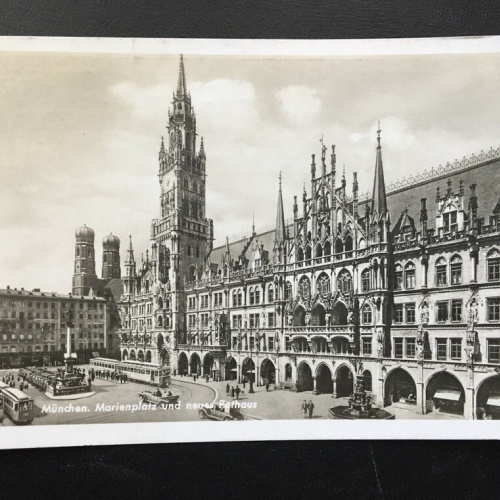 München - Marienplatz und neues Rathaus - Bayern, Deutschland 400399 TH