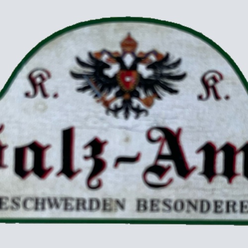 KuK Nostalgie Holzschild Salz-Amt Für Beschwerden Besonderer Art Amt Schild