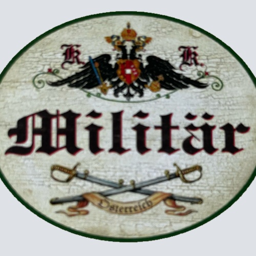 KuK Nostalgie Holzschild Militär Bundesheer Bundeswehr Soldaten Schild