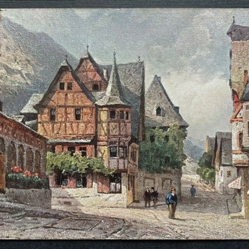 Bacharach Das alte Haus Stadt Rhein Gebäude RheinlandPfalz Deutschland 410130 C