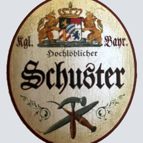Nostalgie Holzschild Bayern Königlich Bayerischer Hochlöblicher Schuster Schild