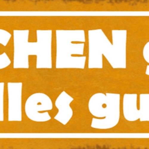 Schild Kuchen Gut Alles Gut Backen Torte Backwaren Desert 27x10 Blech od.Holz
