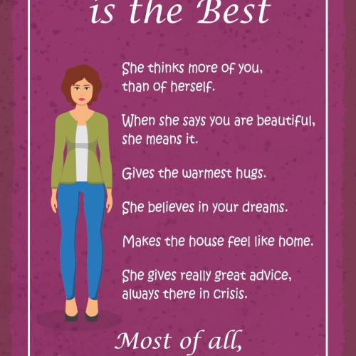 Schild Mum is the best Mama Mutter Eltern 12x18 / 20x30 / 30x40 Blech od. Holz