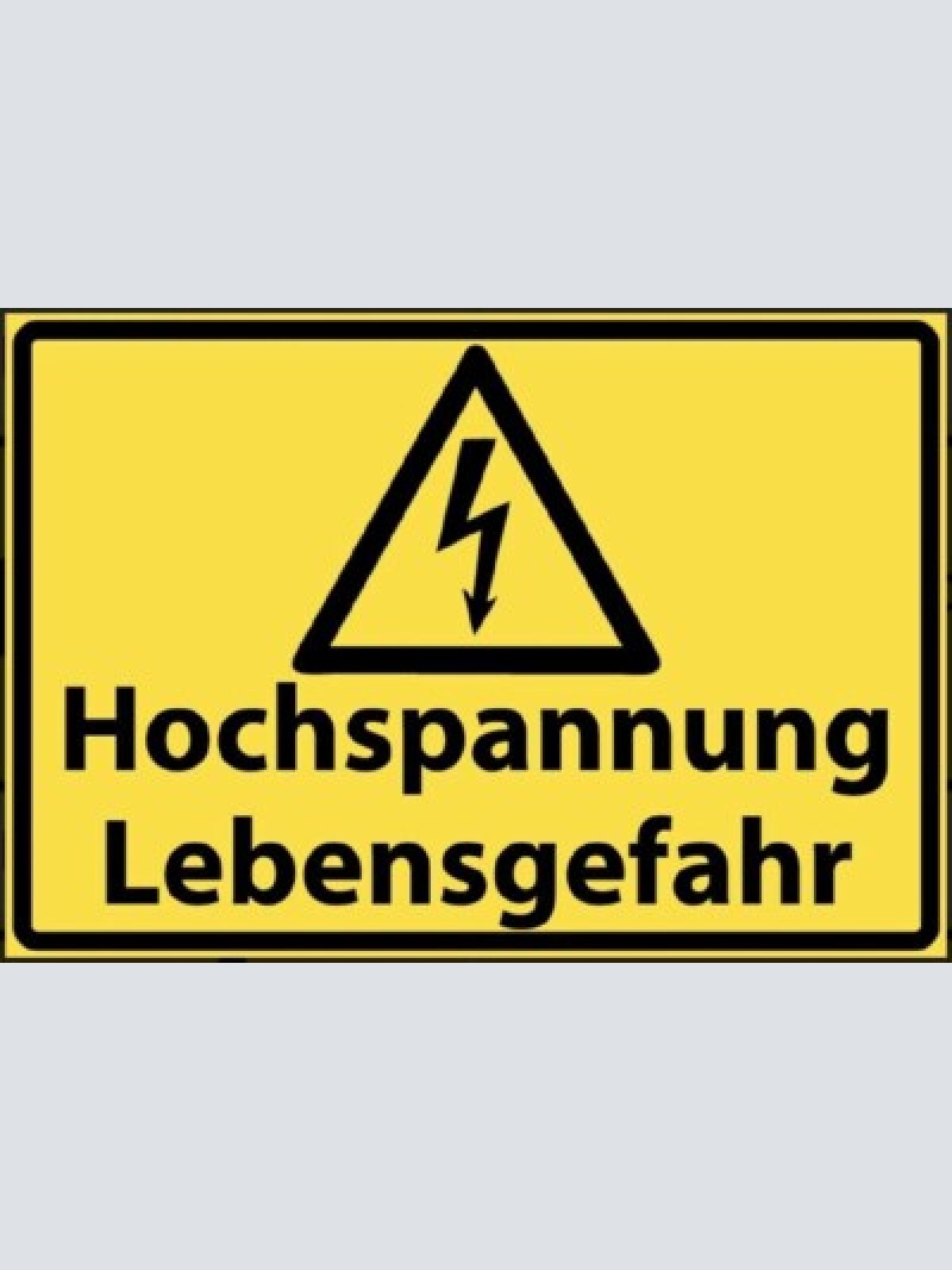 Nostalgie schild hochspannung lebensgefahr 12x18/20x30/30x40 blech od.holz
