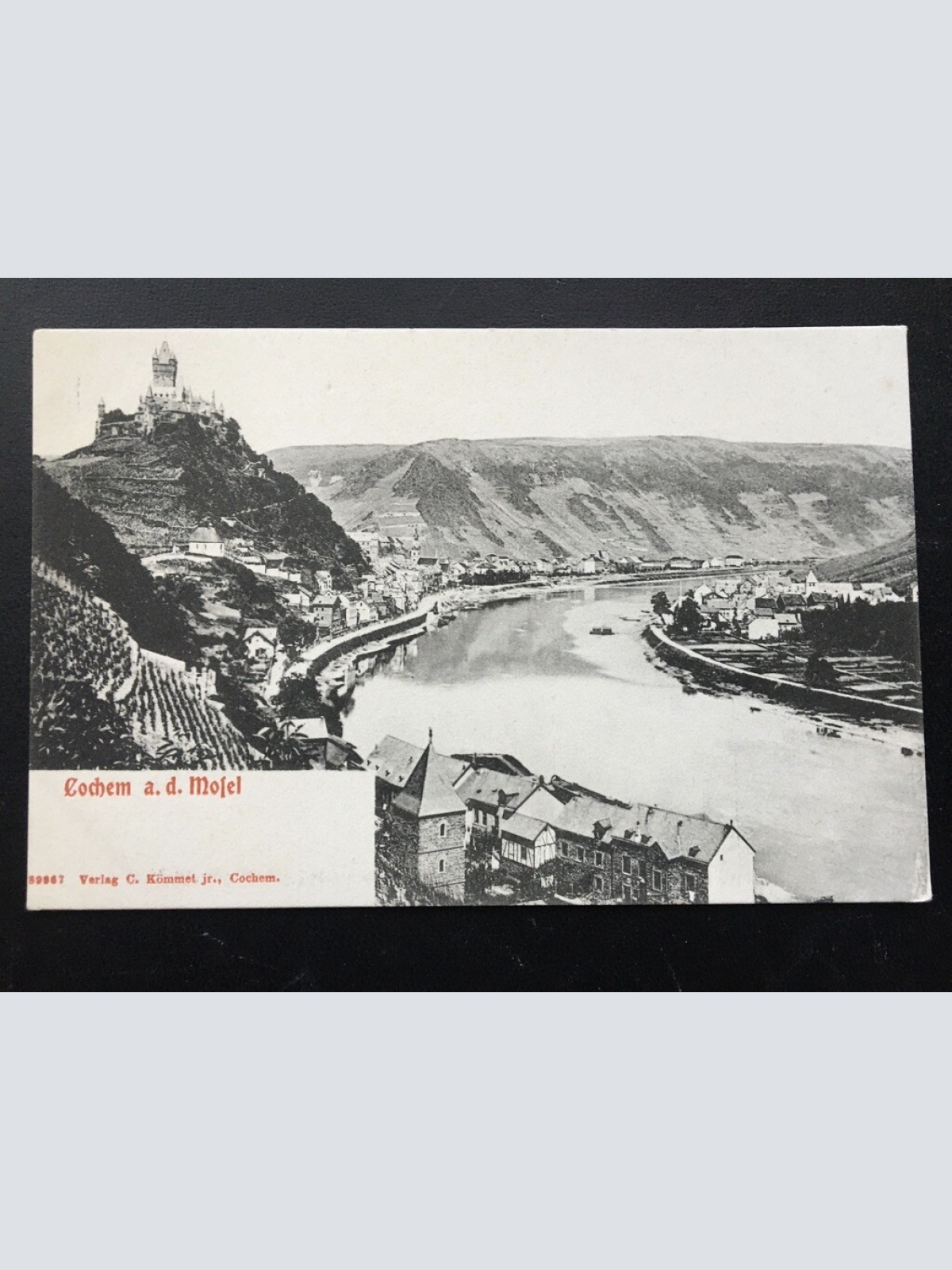 Cochem an der Mosel - Blick auf Ort - Fluss - Deutschland 400265 TH F