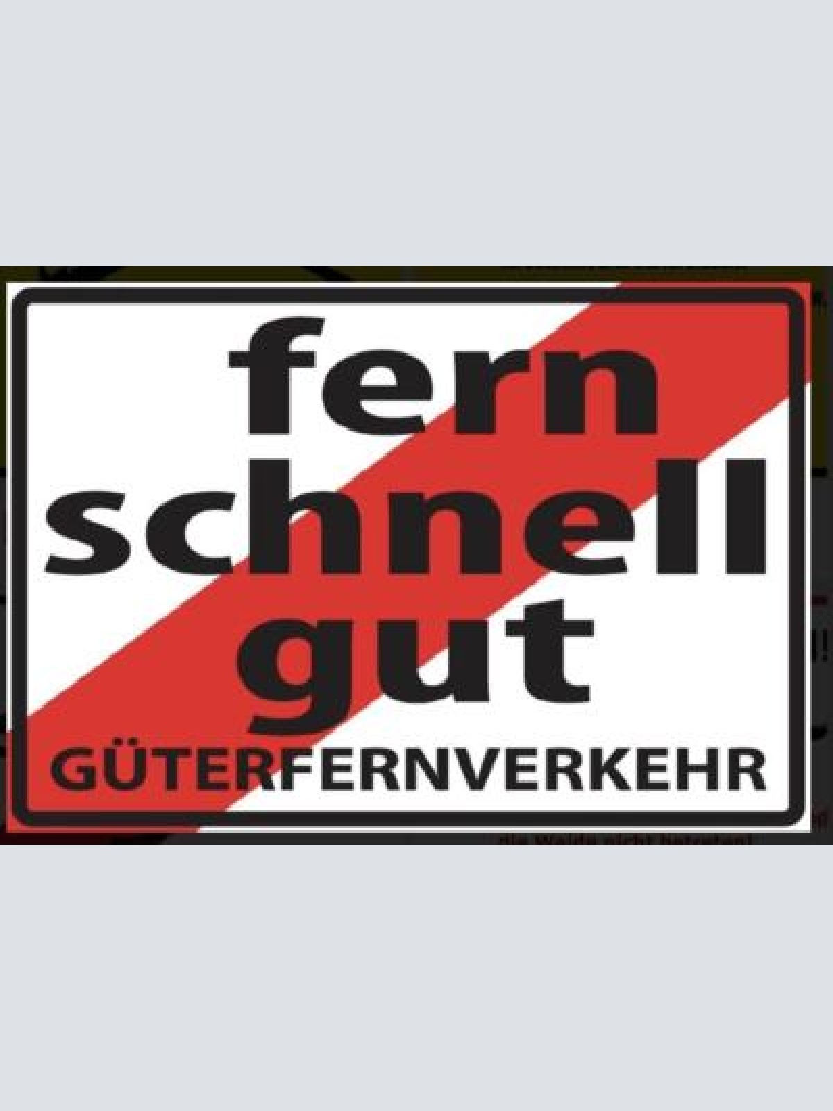 Schild güterfernverkehr lkw 12x18/20x30/30x40 blech oder holz