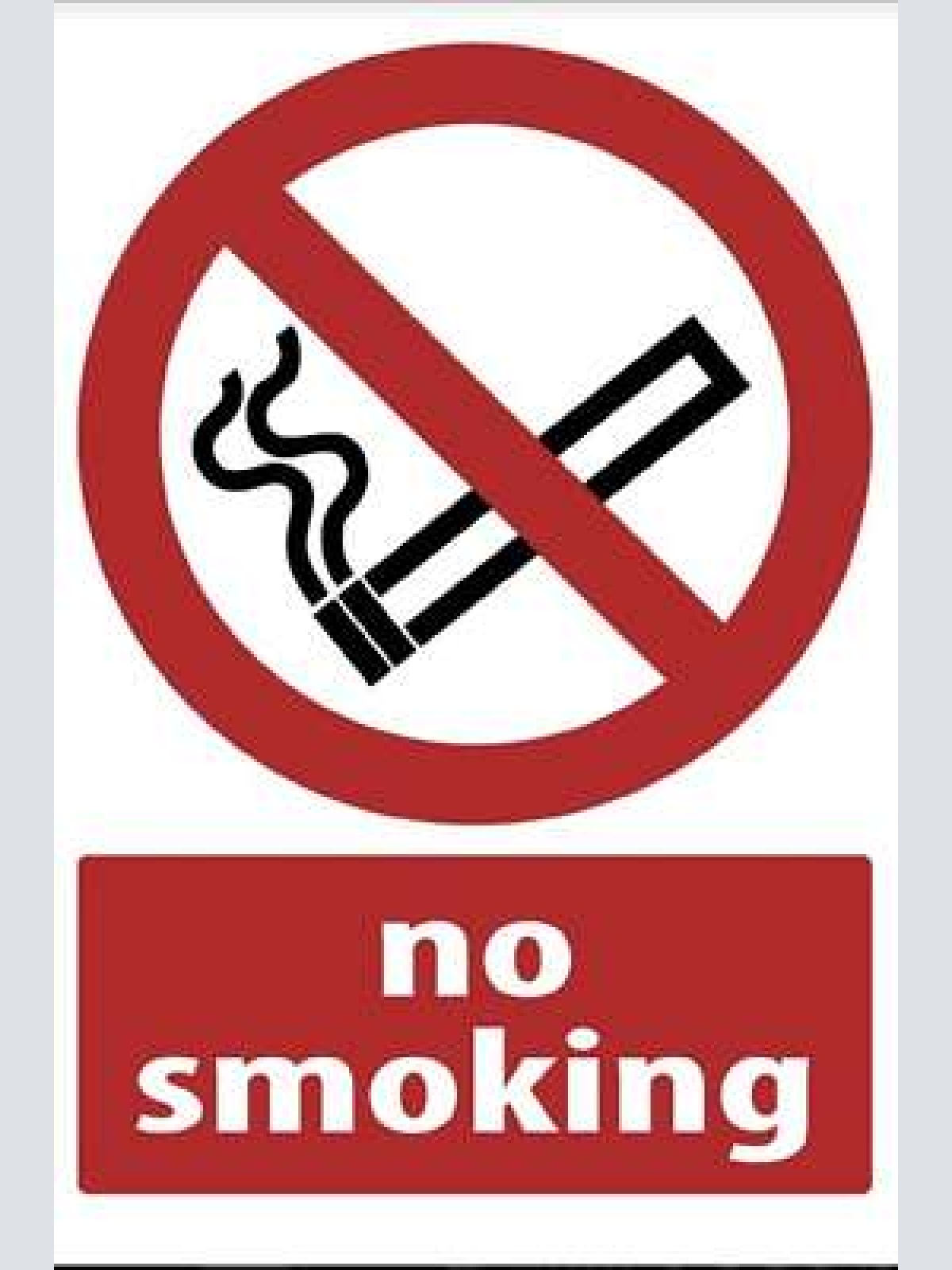 Schild no smoking nicht rauchen  12x18/20x30/30x40 blech oder holz