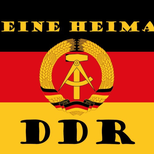 Schild DDR Heimat Ost Deutschland Osten 12x18 / 20x30 / 30x40 Blech od. Holz