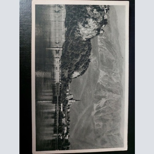 Stadt am See Berge Wald Kirche 402511 WM