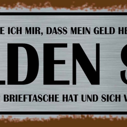 Schild Manchmal Wünsche Ich Mir Mein Geld Wilden & Hemmungslosen Sex Brieftasche