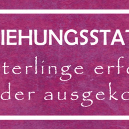Schild Beziehungsstatus Schmetterlinge Erfolgreich Wieder Ausgekotzt 27x10