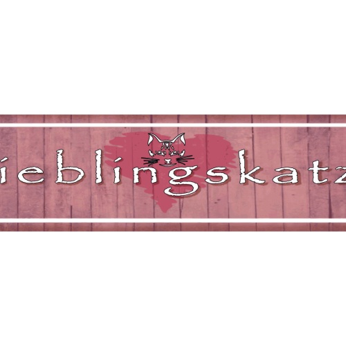 Schild Lieblingskatze Haus Tier Liebe Katze Narr Fan Cat 46 x 10 Blech od. Holz