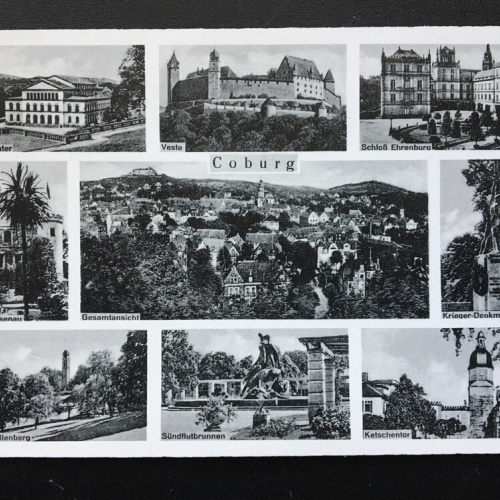 Coburg - Collage - Veste Landestheater Schloß - Bayern, Deutschland 400224 TH