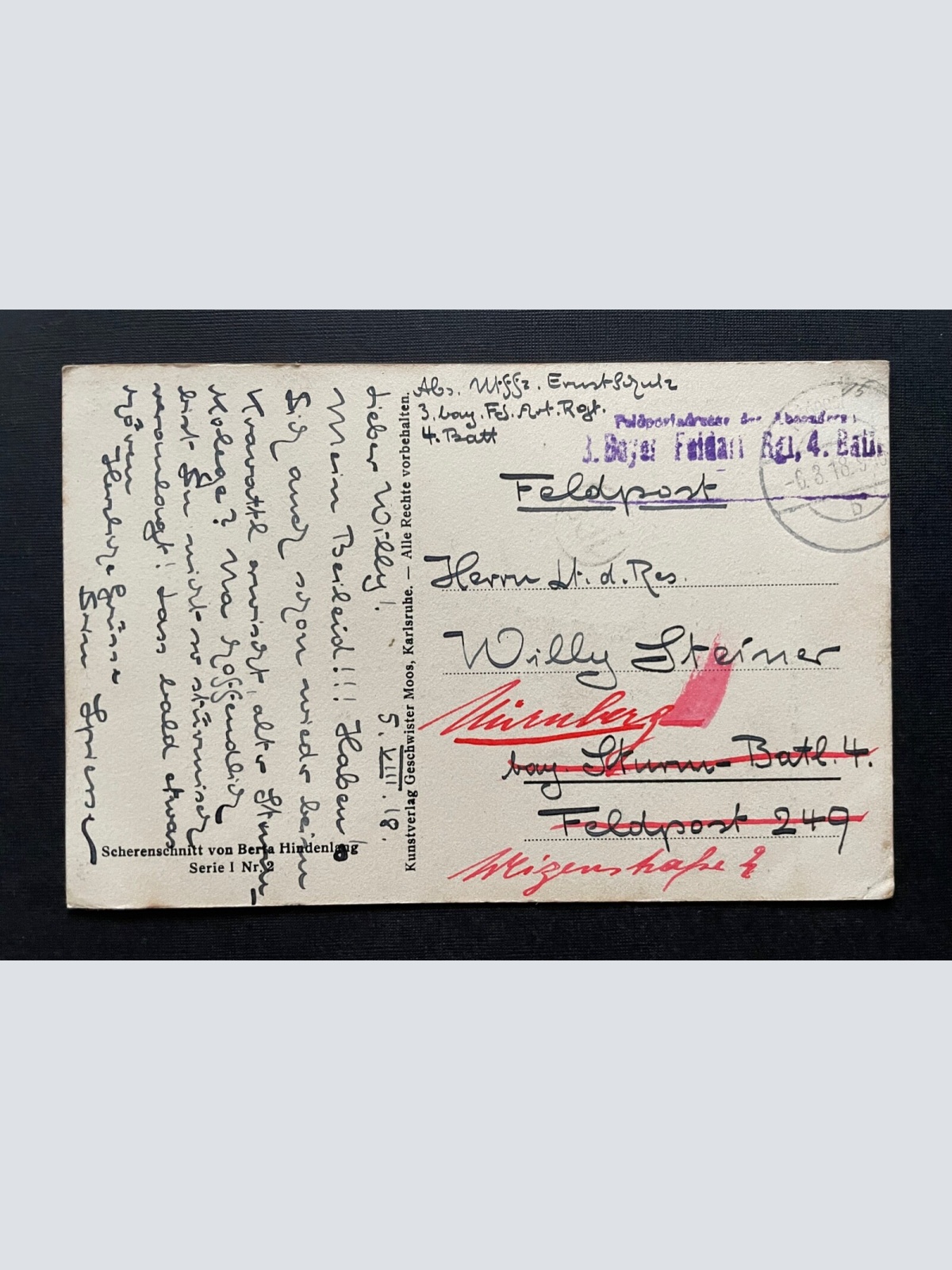 Tänzerin Scherenschnitt (B.Hindenlang) Silhouette Ellen Petz Tarantella 400460TH