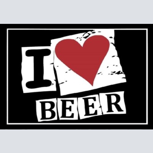 Schild  i love beer bier bar pub restaurant 12x18/20x30/30x40 blech oder holz