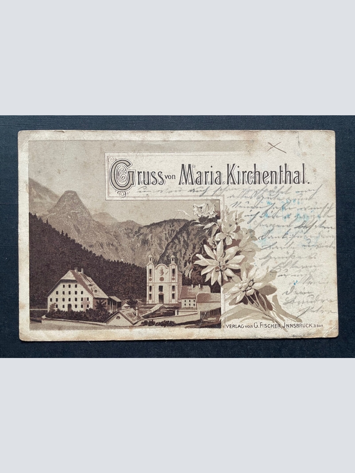 Gruss aus Maria Kirchental Wallfahrtskirche Lofer Salzburg Österreich 400432 TH