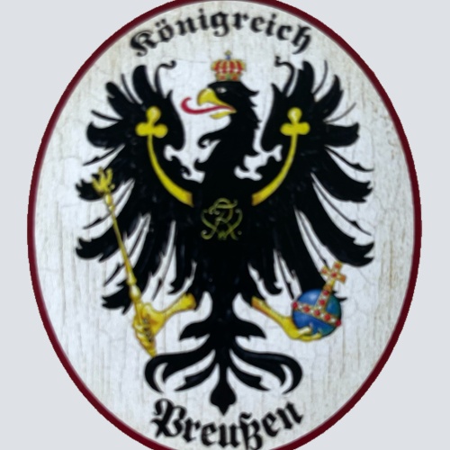 Nostalgie Holzschild Königreich Preußen Wappen KuK Schild