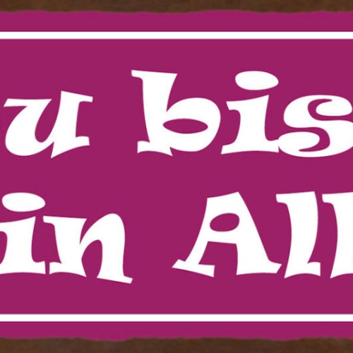 Schild Du Bist Mein Alles Liebe Beziehung Ehe Paar Romantik 27x10 Blech od.Holz