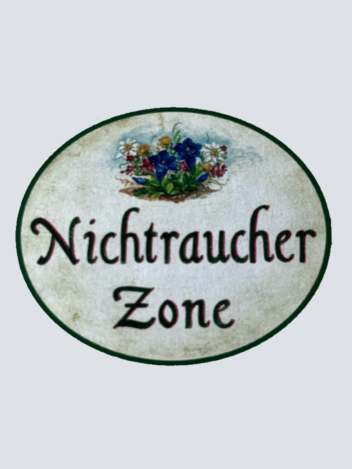 Nostalgie Holzschild Nichtraucher Zone Rauchen Verboten Raucher Zigarette Schild