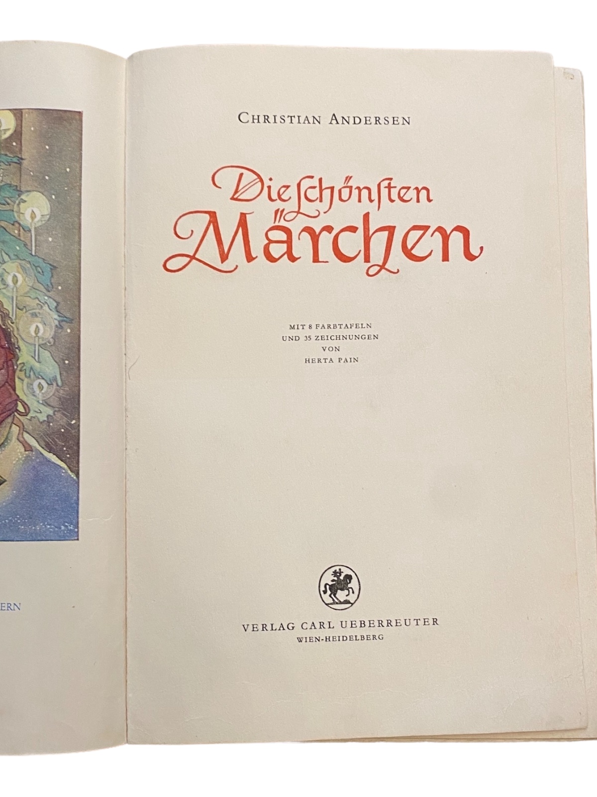 2614 Christian Andersen DIE SCHÖNSTEN MÄRCHEN FÜR DIE JUGEND NEU BEARB. HC +Abb